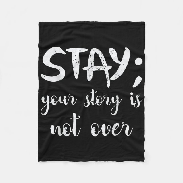 Cobertor De Velo Mantenha Sua História Não Sobre A Prevenção Ao Sui (Frente)