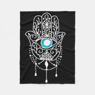 Cobertor De Velo Mão de Hamsa Olho do Mal Namaste Yoga Meditação Mí
