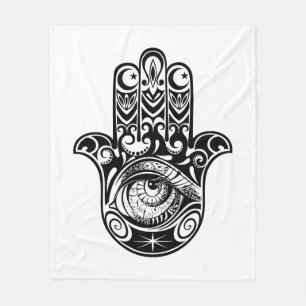 Cobertor De Velo Mão Zendoodle de Hamsa