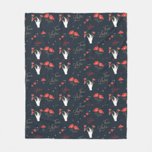 Cobertor De Velo Mãos e Flores Verdadeiras