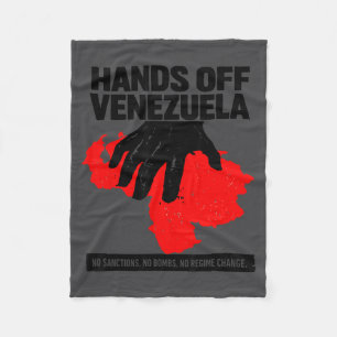 Cobertor De Velo Mãos Fora da Venezuela Sem Sanções