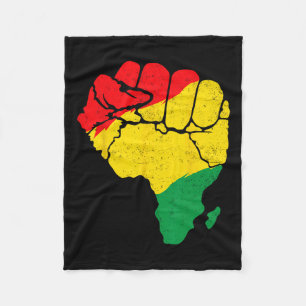 Cobertor De Velo Mapa Africano de Primeira Unidade Junta de Orgulho