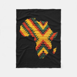 Cobertor De Velo Mapa Africano Homens de Arte Kente Sobrepõem Mulhe