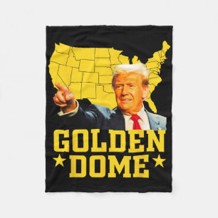 Cobertor De Velo Mapa Americano do Excelente de ouro Trump Patrióti
