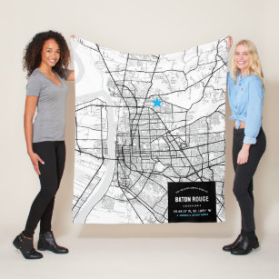 Cobertor De Velo Mapa da cidade de São Francisco + Marcar sua local