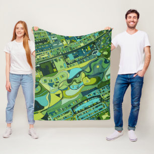 Cobertor De Velo Mapa da estrutura da cidade de Amsterdão