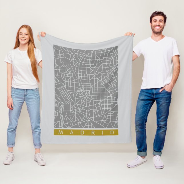 Cobertor De Velo Mapa de Madrid (In Situ)