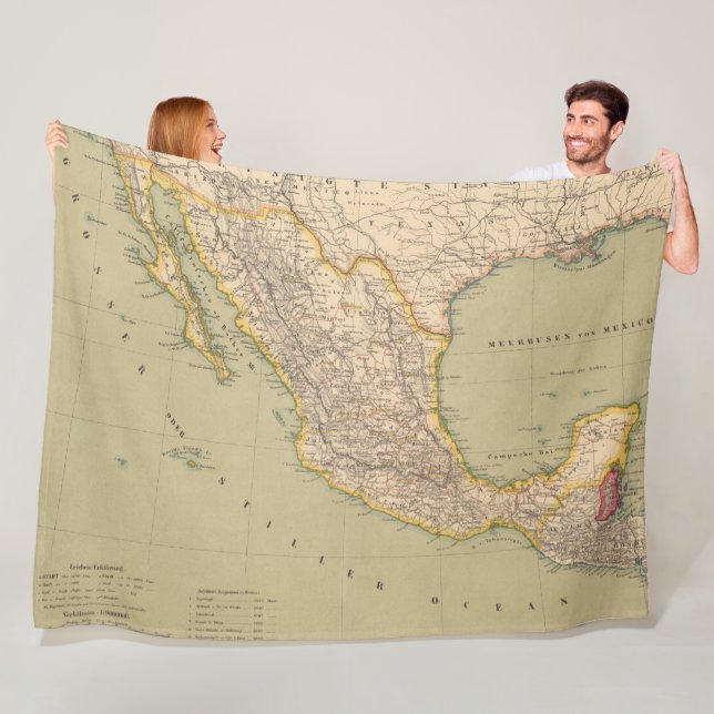 Cobertor De Velo Mapa de México (In Situ)