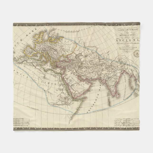 Cobertor De Velo Mapa do atlas de Paris (Frente (Horizontal))