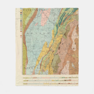 Cobertor De Velo Mapa Geological de New Hampshire 2