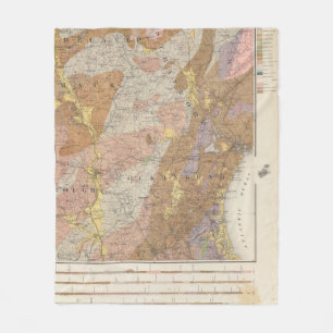 Cobertor De Velo Mapa Geological de New Hampshire 4