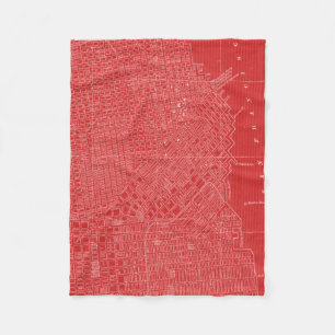 Cobertor De Velo Mapa gráfico de São Francisco