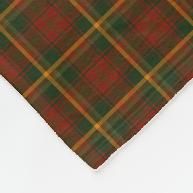 Cobertor De Velo Maple Nacional Canadiano Leaf Tartan (Quina)