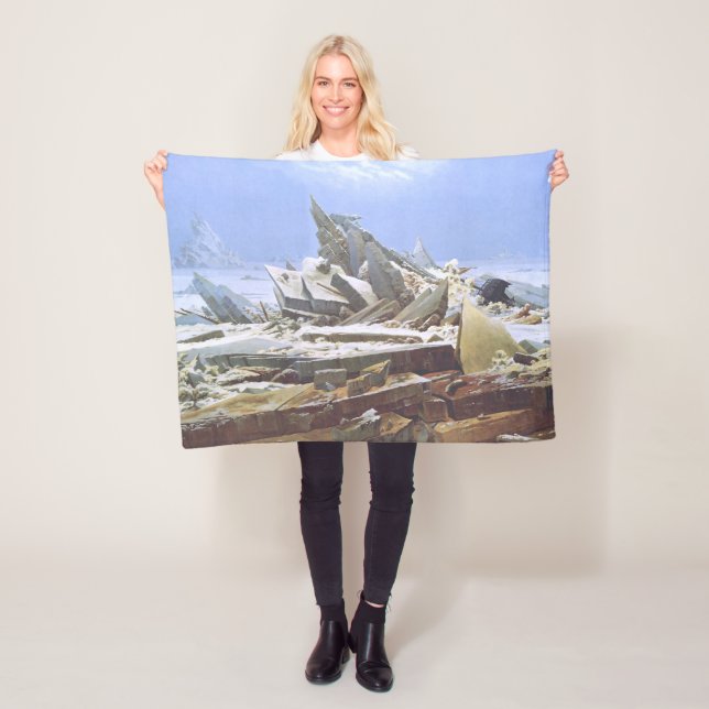 Cobertor De Velo Mar de Gelo (por Caspar David Friedrich) (In Situ)