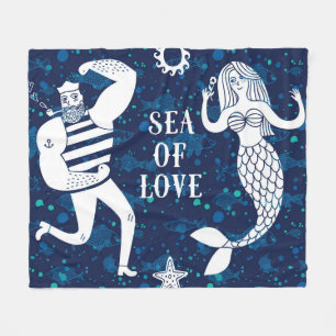 Cobertor De Velo Mar do poster do amor