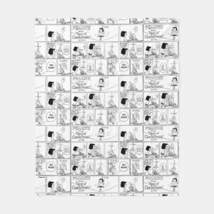 Cobertor De Velo Marcie & Peppermint Patty Na Sala De Aula