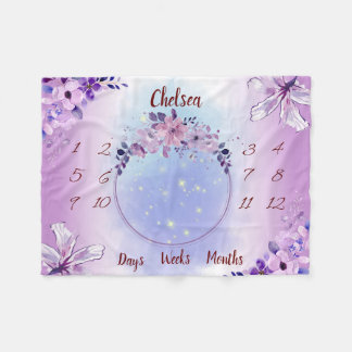 Cobertor De Velo Marco de Bebê Personalizado