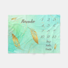 Cobertor De Velo Marco de Bebê Personalizado