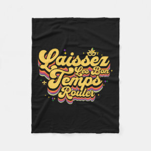 Cobertor De Velo Mardi Gras Deixou o Goodtimes Laissez Les Bon Temp
