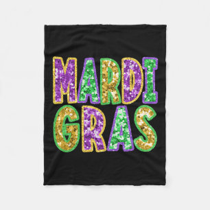 Cobertor De Velo Mardi Gras Me Joga Algo Que O Senhor Laisse Les B