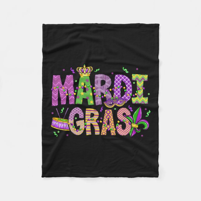 Cobertor De Velo Mardi Gras Miçangas Face Máscara Penas Que Mulhere (Frente)