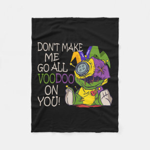 Cobertor De Velo Mardi Gras Roupa Para Mulher Não Me Faça Ir Todos