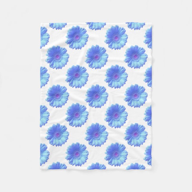 Cobertor De Velo Margarida azul-gerbera (Frente)