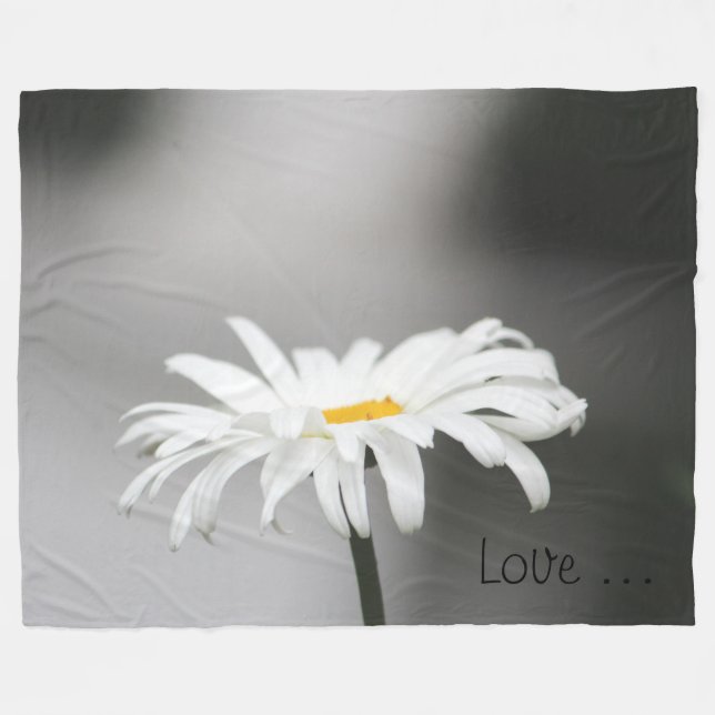 Cobertor De Velo Margarida Branca Flor (Frente (Horizontal))