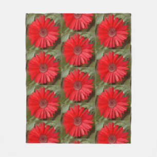 Cobertor De Velo Margarida Laranja Floral Botânica