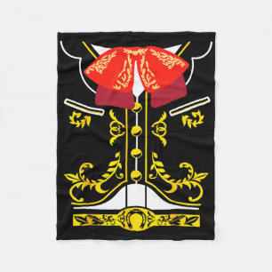 Cobertor De Velo Mariachi Tee Charro Cinco De Mayo Hallowee