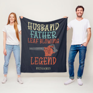 Cobertor De Velo Marido Padre Leaf Blower Legend Novelty