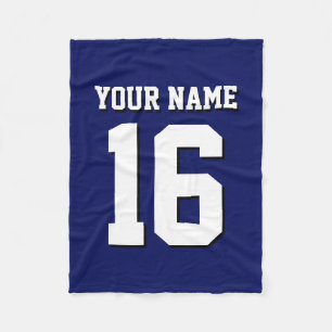 Cobertor De Velo Marinho Blue Sports Jersey Team