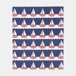 Cobertor De Velo Marinho de padrão para veleiro náutico azul e verm