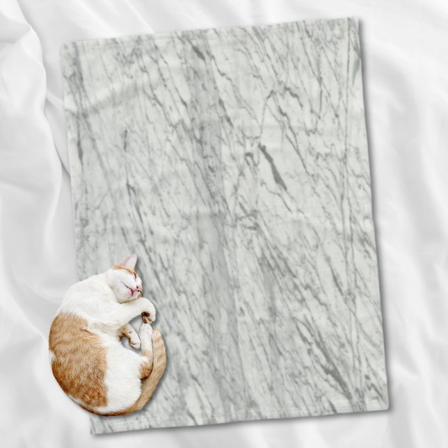 Cobertor De Velo mármore na moda moderno de cinzas quicas (minimalist stylish modern chic grey marble fleece blanket)