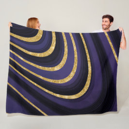 Cobertor De Velo Mármore roxo azul escuro