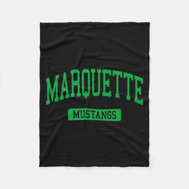 Cobertor De Velo Marquette high school hs chesterfield mo varsity (Frente)
