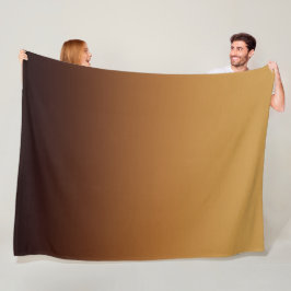 Cobertor De Velo Marrom Dourado Chocolate Cores Quentes