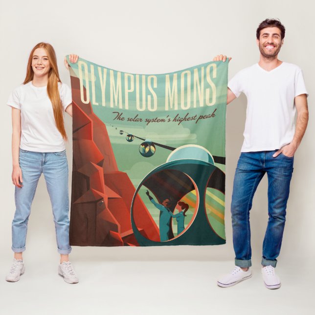 Cobertor De Velo Mars Olympus Mons Maior Sistema Solar de Vulcão (In Situ)
