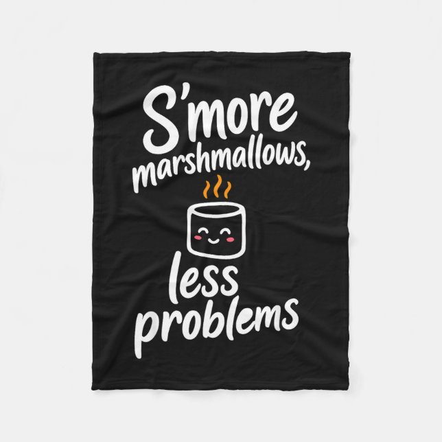 Cobertor De Velo Marshmallows para S'more  (Frente)