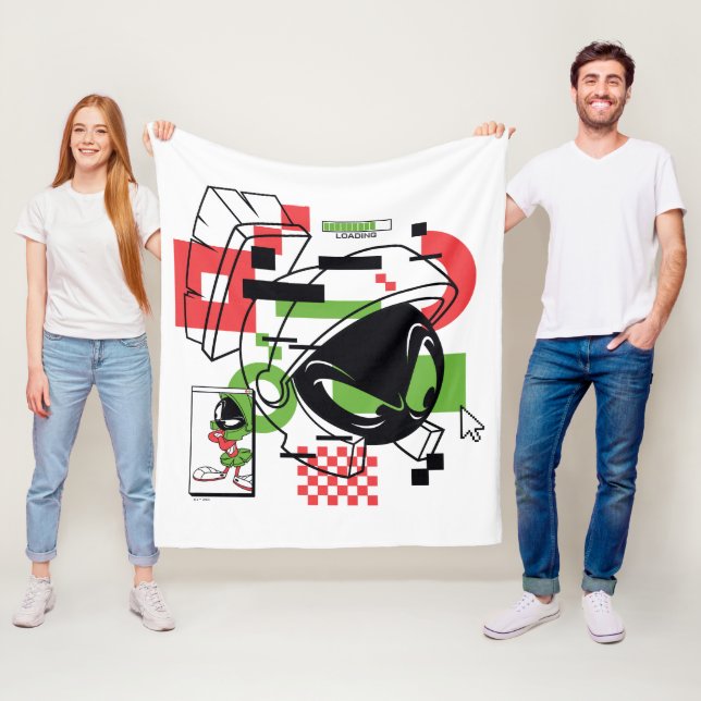 Cobertor De Velo MARVIN THE MARTIAN™ Glitch (In Situ)