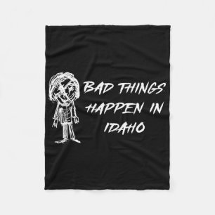 Cobertor De Velo Más Coisas Acontecem Em Idaho Halloween Fala