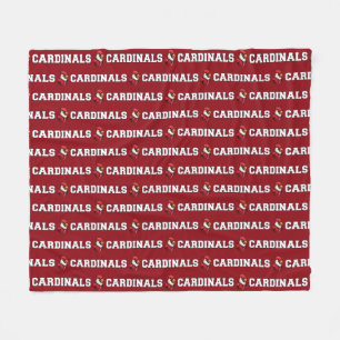 Cobertor De Velo Mascote Cardinal PERSONALIZADO Red - Equipe da E