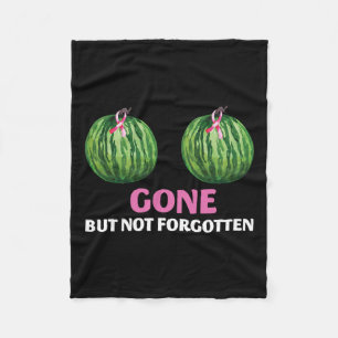 Cobertor De Velo Mastectomia sobrevivente de câncer foi embora, mas