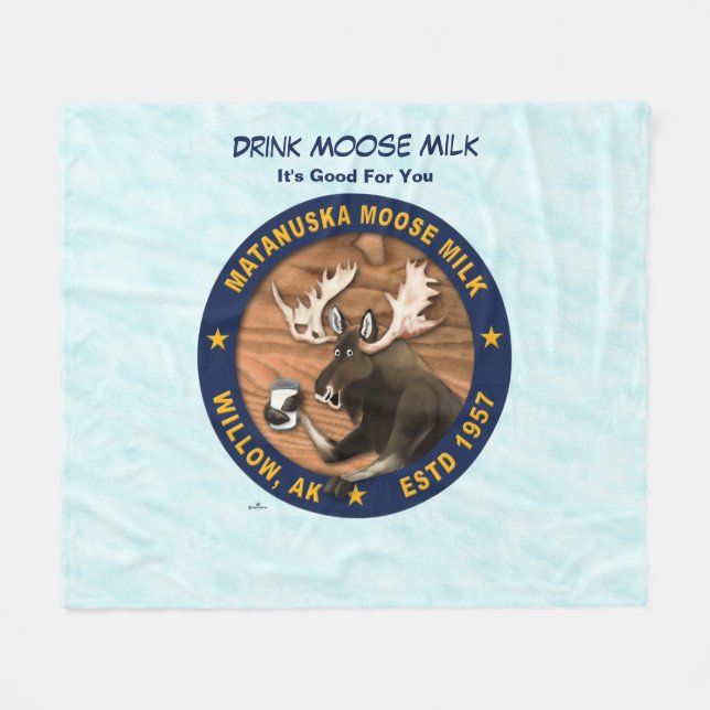 Cobertor De Velo Matanuska Moose Milk (Frente (Horizontal))