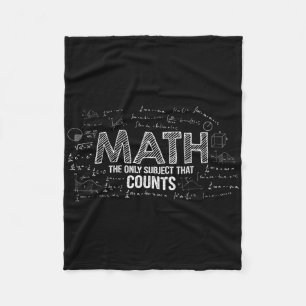 Cobertor De Velo Matemática Divertida É o Único Assunto Que Conta M