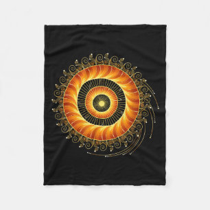 Cobertor De Velo Matemática Espiral Geometria Sagrada Fibonacci Man