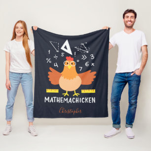 Cobertor De Velo Math Chicken Gag Funny Mathemachicken Professor
