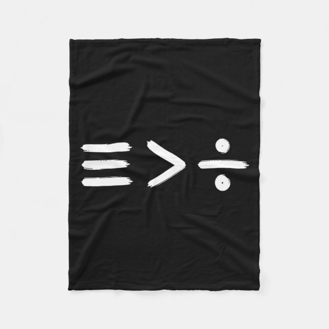 Cobertor De Velo Mathematics Equality > Division Math Symbol Sta (Frente)