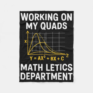 Cobertor De Velo Mathletics Trabalhando Meus Quadríceps Álgebra Álg