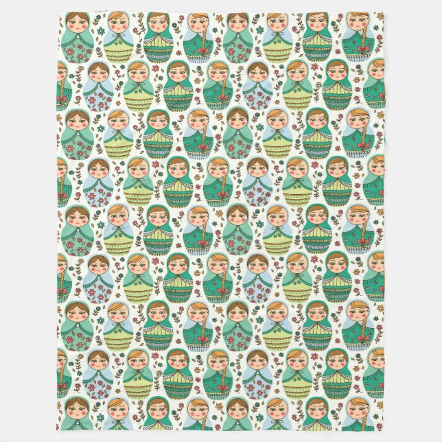 Cobertor De Velo Matreshka Fleece Blanket (Frente)